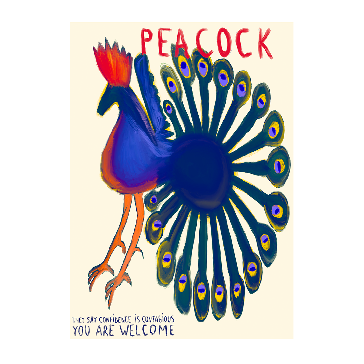 Brut - Wholesale Art Print - PEACOCK | PRINT 1