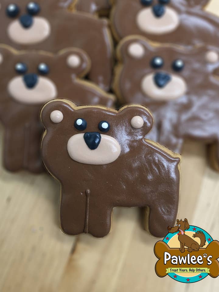 Brown Bear Cookie Assorted 10/Pack for wholesale by Pawlee’s