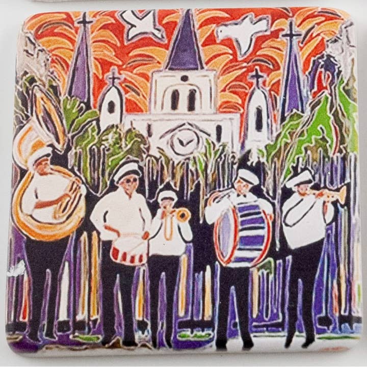 THE PARISH LINE - Wholesale Coasters - Coaster Set - New Orleans by Connie K.2