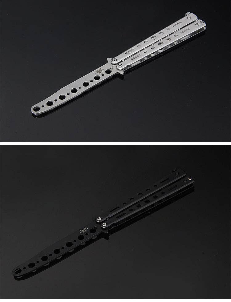 VIGOR – Großhandel Taschenmesser/Halter – Hochwertiger klappbarer Butterfly-Trainer aus Edelstahl6