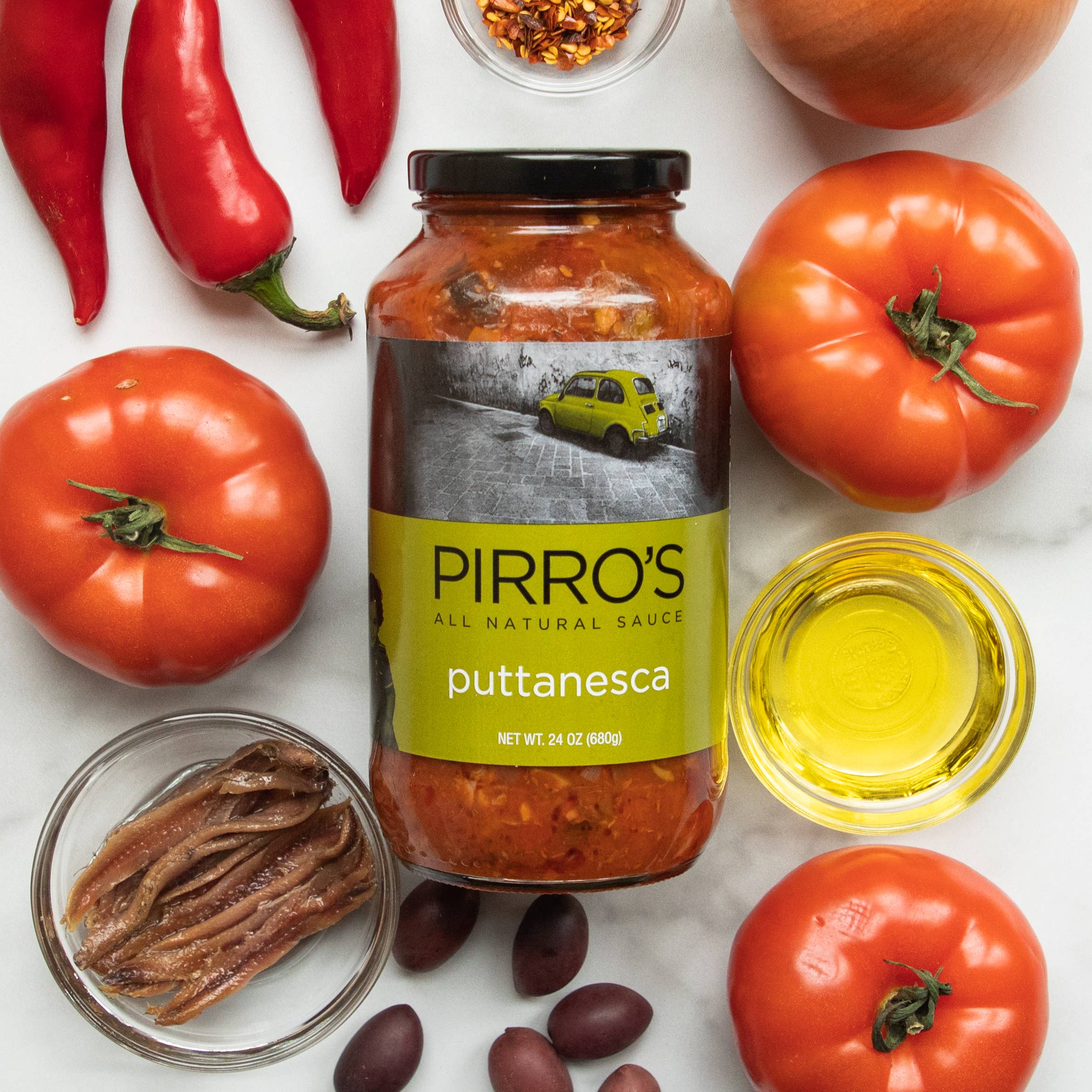 PIRRO'S Sauce - Wholesale Pasta Sauce - Puttanesca Sauce