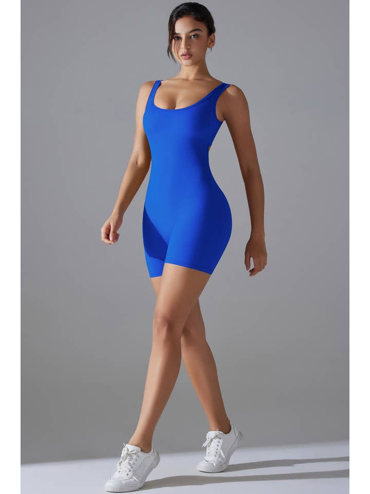 Color 5 - Wholesale Romper - Women's - Premium scrunch butt active wear work out yoga romper 4