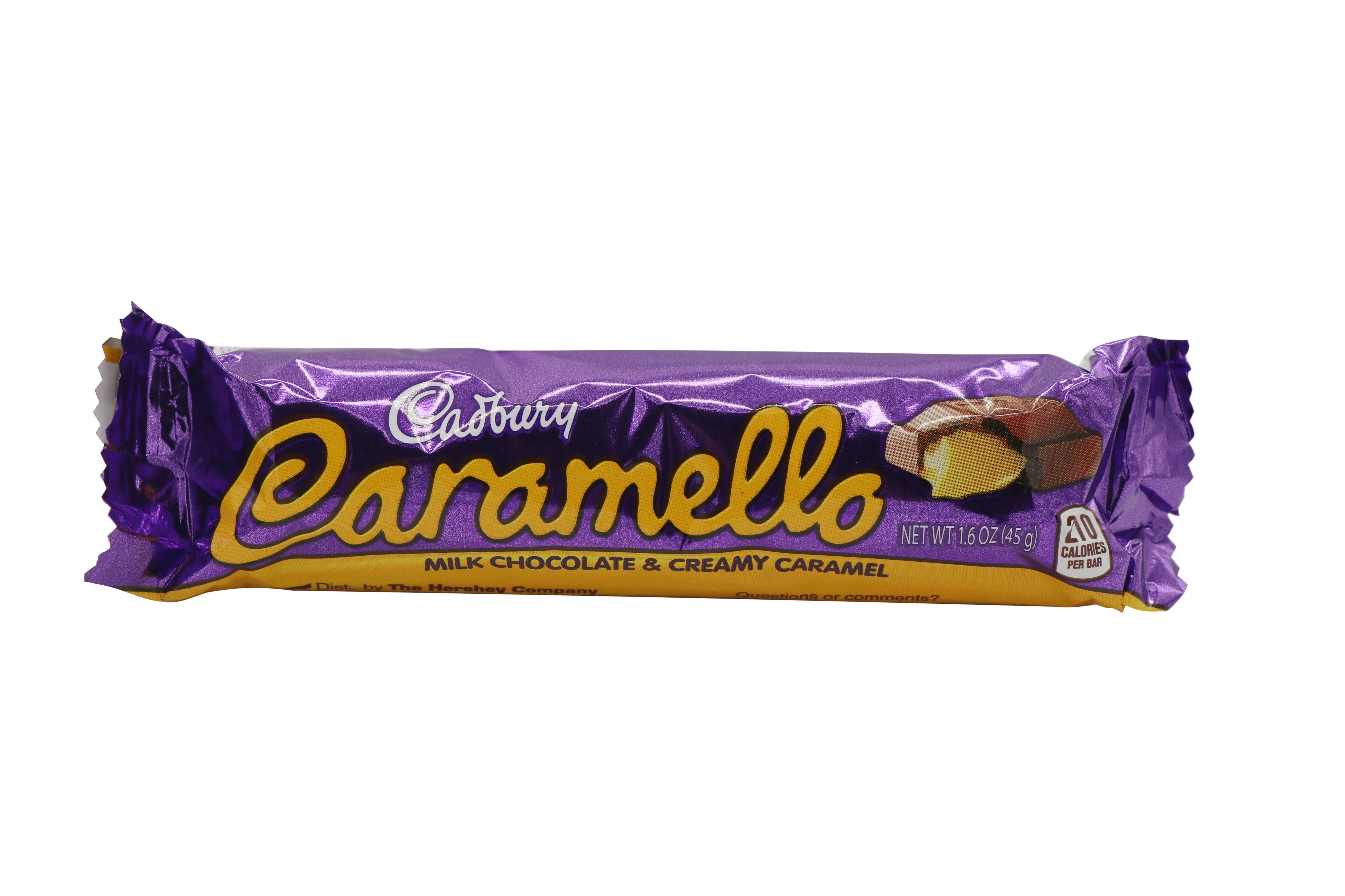 Grandpa Joe's Candy Shop - Wholesale Chocolate Bar - Cadbury Caramello, 1.6oz, 18ct Case1