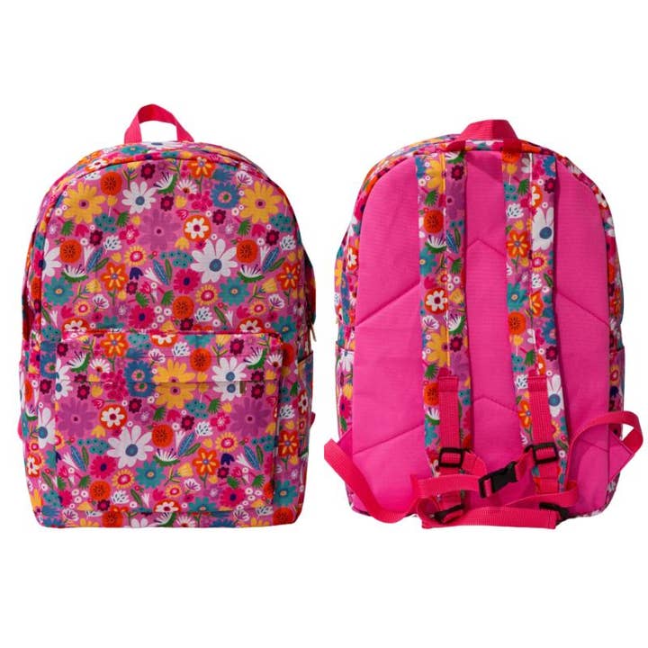 Kids Fields of Flowers Backpack for wholesale by Jane Marie