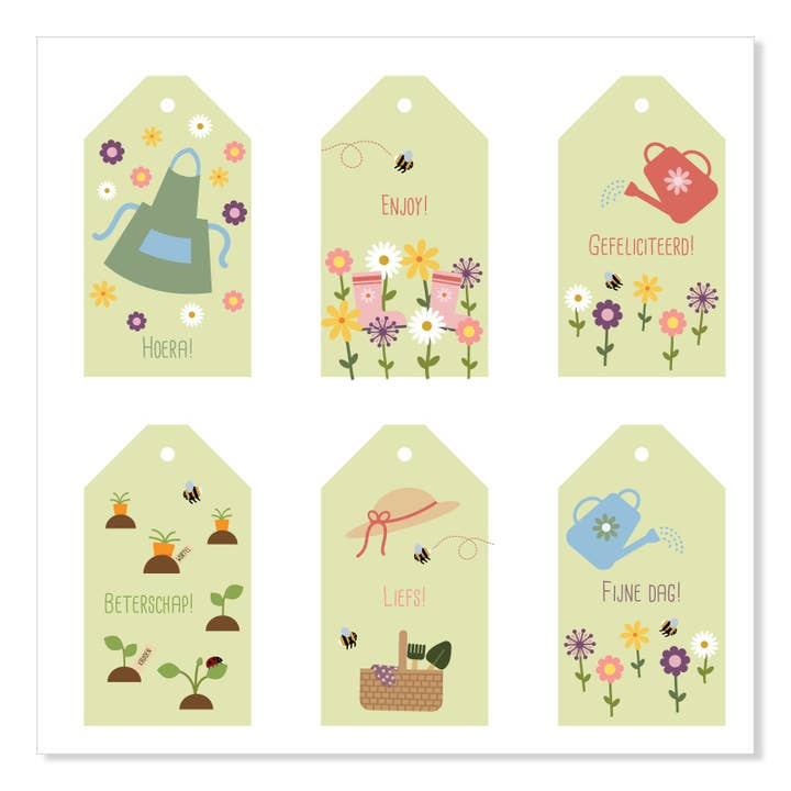 Etichette regalo Giardinaggio per la vendita all'ingrosso da parte di QuastDesign