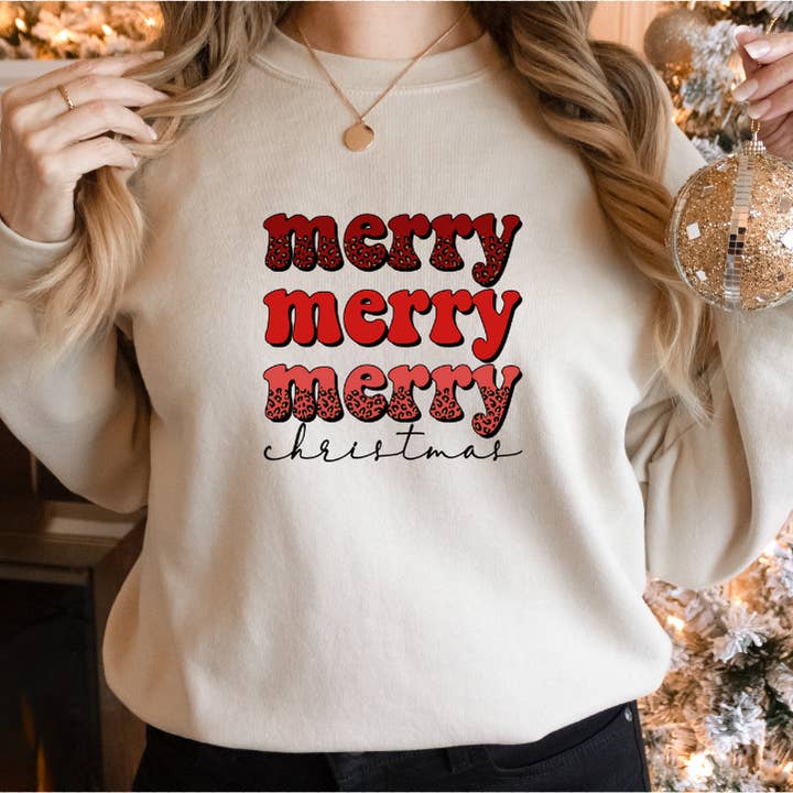 Christmas Sweatshirt, Women's, Unisex for wholesale by Crafty Mamas Creationz