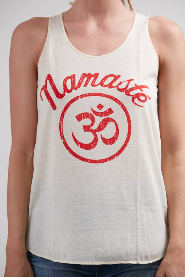 OFF WHITE Namaste Om Tank Top for wholesale on Faire1