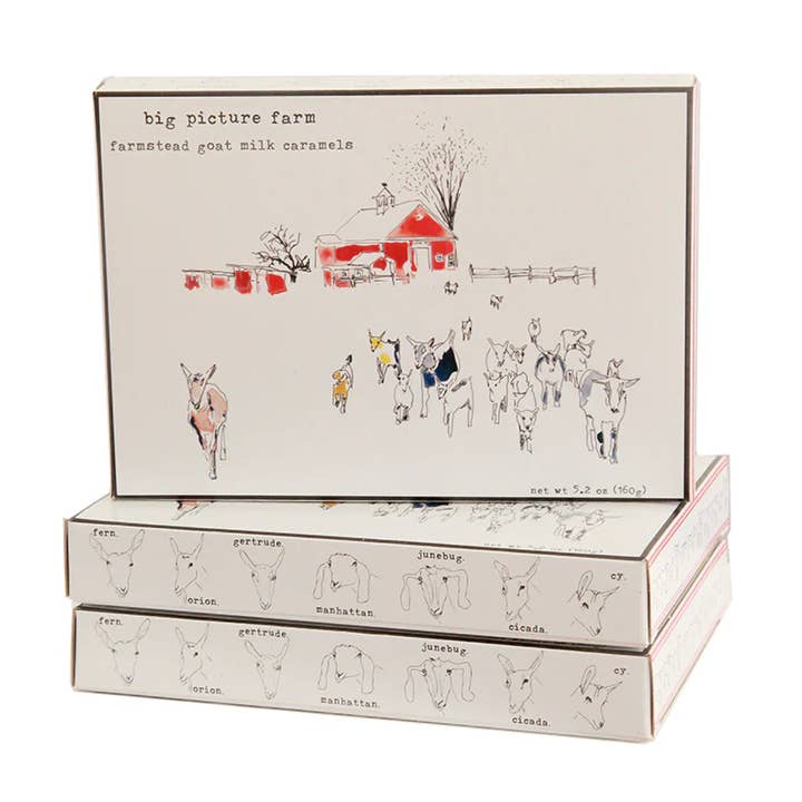 Big Picture Farm - Wholesale Caramel - Storyboard Goat Milk Caramel Gift Box