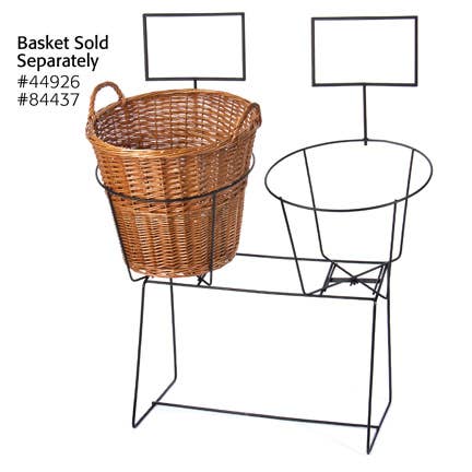 Willow Group - Wholesale Retailer Display Stand/Case - Black Iron Double Display Rack