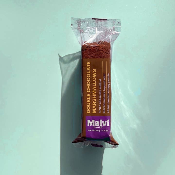 Malvi Mallow - Wholesale Marshmallow - Double Chocolate 4-Pack Marshmallows, Case of 12 Packs3
