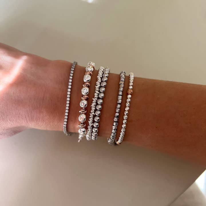 d'Este - Wholesale Tennis Bracelet - 925 Silver Tennis Bracelet and Zirconia3