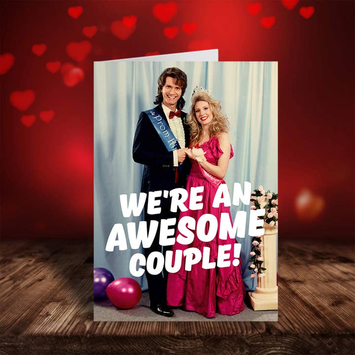 Dean Morris Cards - Vendita all'ingrosso Biglietti per San Valentino - Biglietto di auguri di San Valentino con scritta «We're An Awesome Couple»