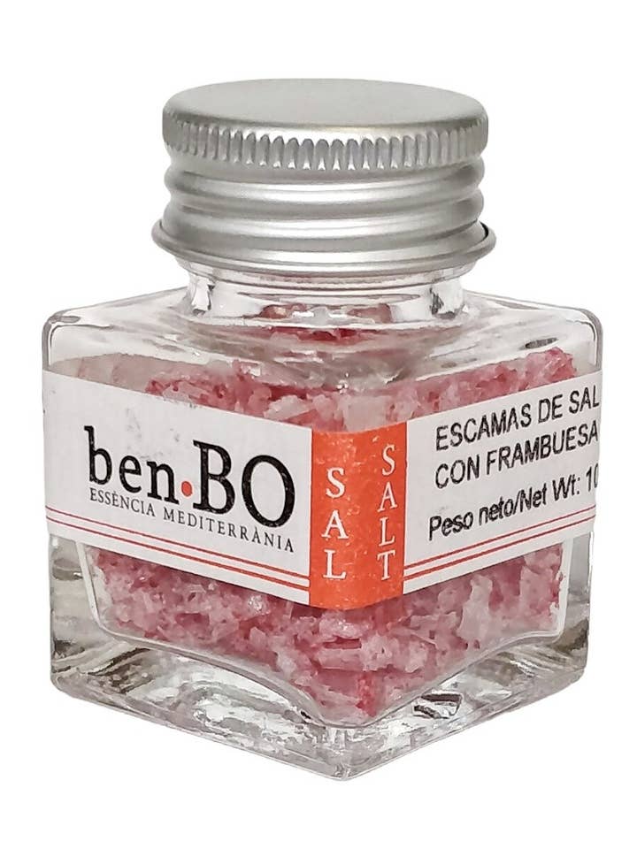 Raspberry Salt Flakes for wholesale by benBO Gourmet