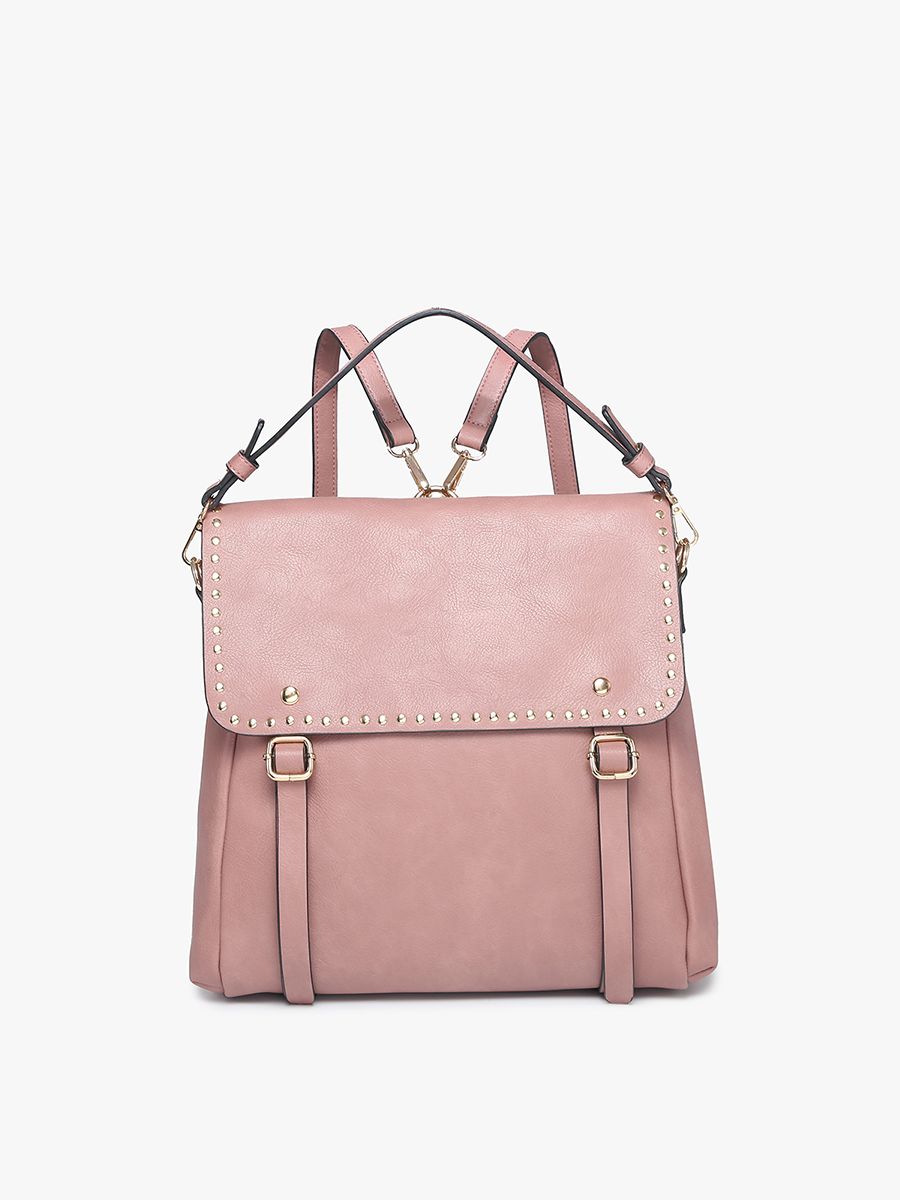 Jen & Co. - Wholesale Backpack - Women's - M2000 Indigo Backpack w/ Studded Details6