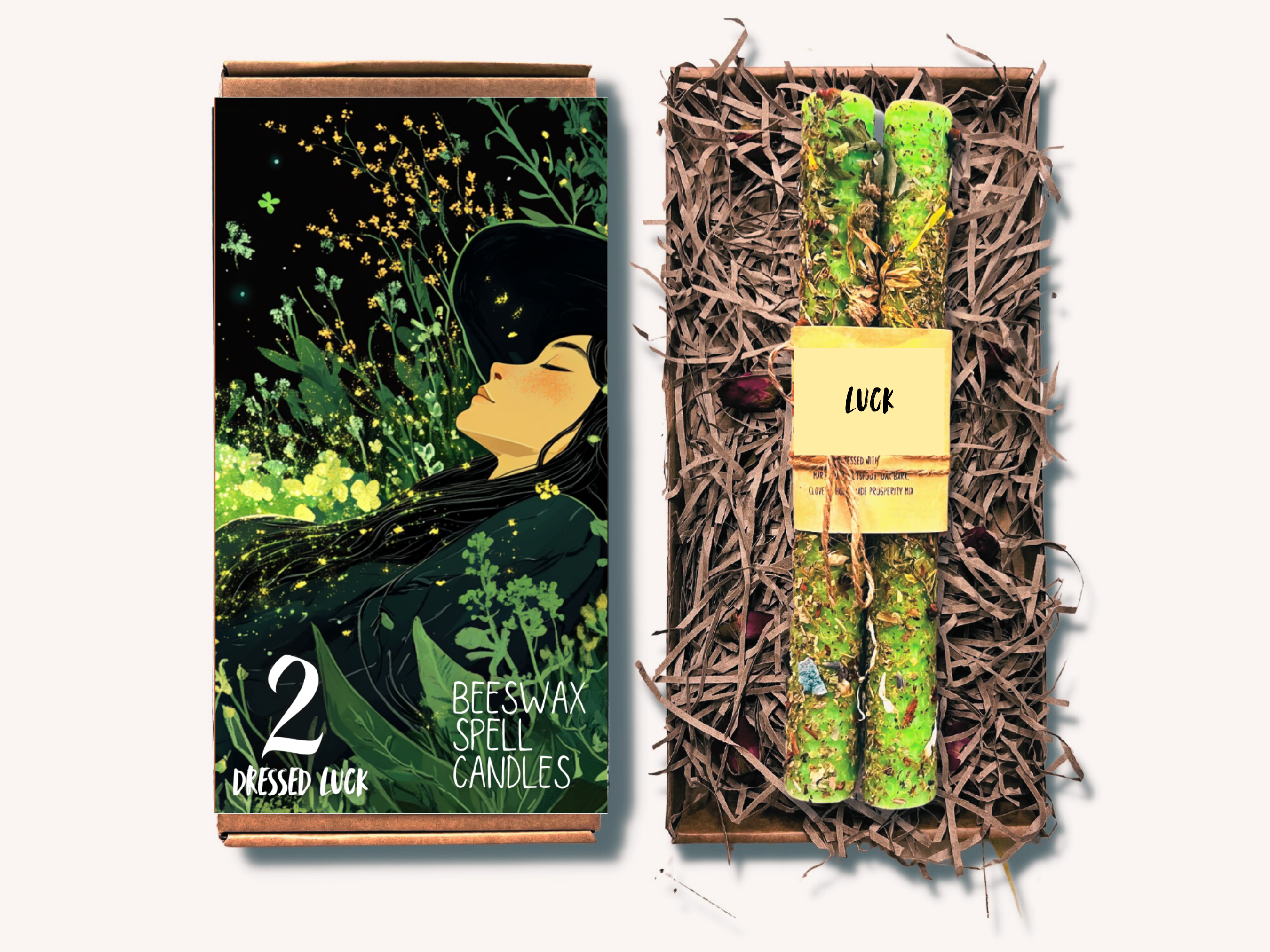 Phoenix Candle Company - Wholesale Votive Candle - Large Dressed Beeswax Spell Candles 8" (20cm)19