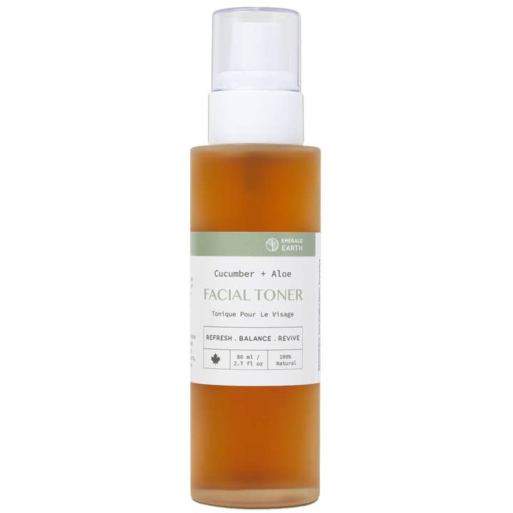Tonique pour le visage Concombre + Aloe pour la vente par Emerald Earth Organic Spa