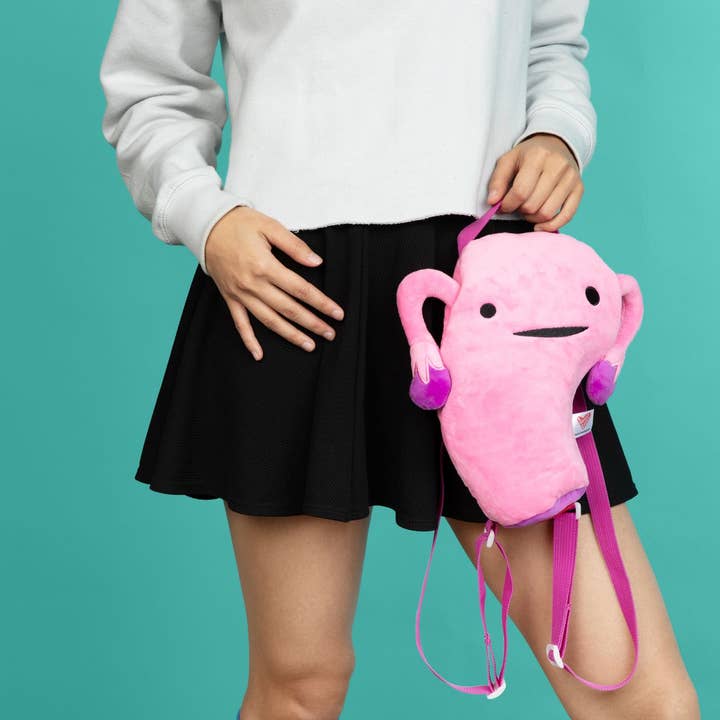 I Heart Guts | Organ Plushies Wholesale - Wholesale Backpack - Women's - Uterus Plushie Backpack5