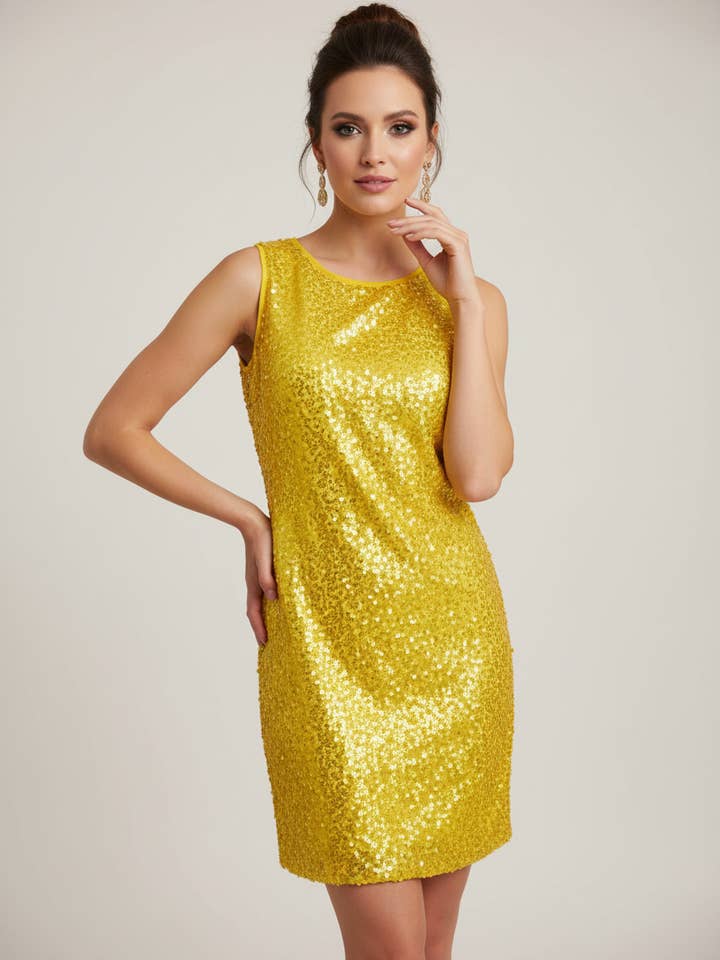 Abito Paillettes “Malibù” Made in Italy – Special Price per la vendita all'ingrosso da parte di JASMINE & CO. SRL