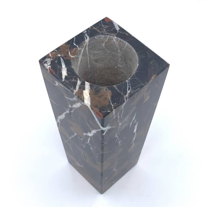 Page Imports - Wholesale Vase - 6" Square Vase - Marble and Onyx17