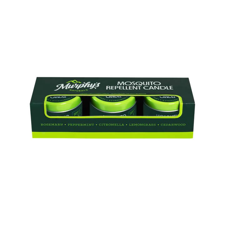 Murphy's Naturals - Wholesale Travel Candles - Mosquito Repellent Mini Trio Candles (3.5oz) - Case of 6