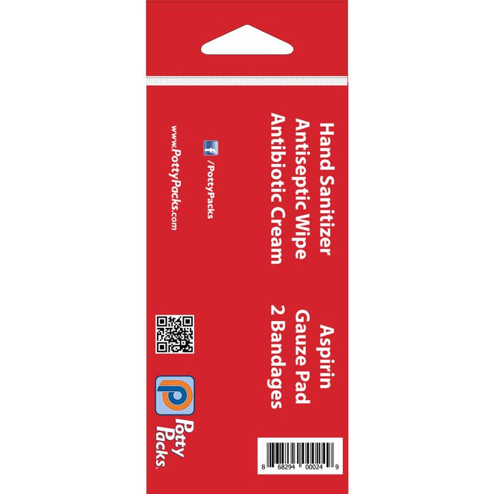 Potty Packs - Wholesale First Aid Kit - First Aid Kit: Compact & Essential for Small Emergencies