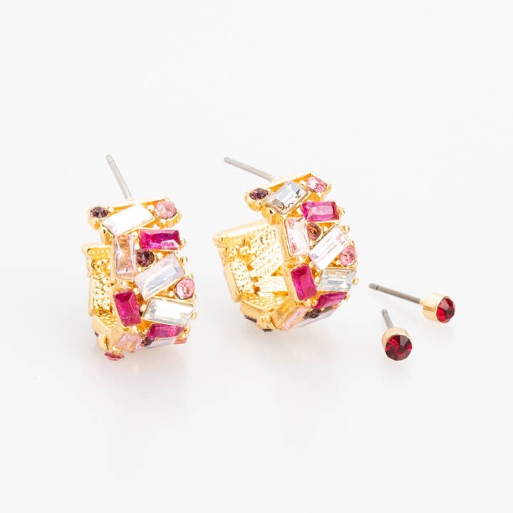 Violet & Brooks - Wholesale Oorringen - Glam Hoop Duet6