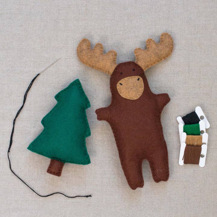 Mimihali - Wholesale Craft Sewing Kit - MOOSE and TREE felt sewing kit for kids2