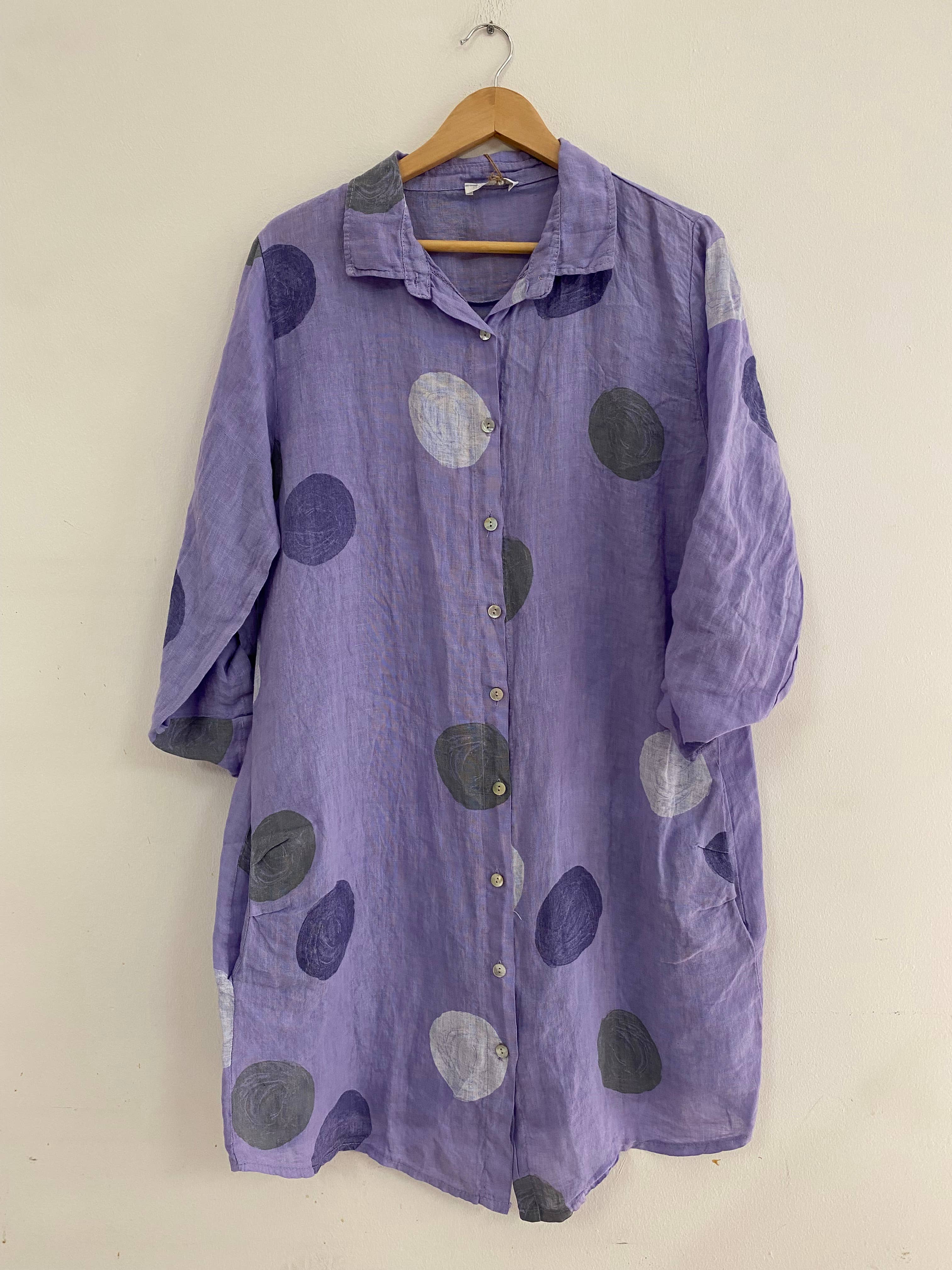 ORNELLA PARIS – Großhandel Kleid – Damen – LEL-R197A Leinenkleid8