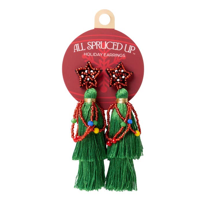 DM Merchandising - Wholesale Tassel Earrings - All Spruced Up Holiday Earrings2