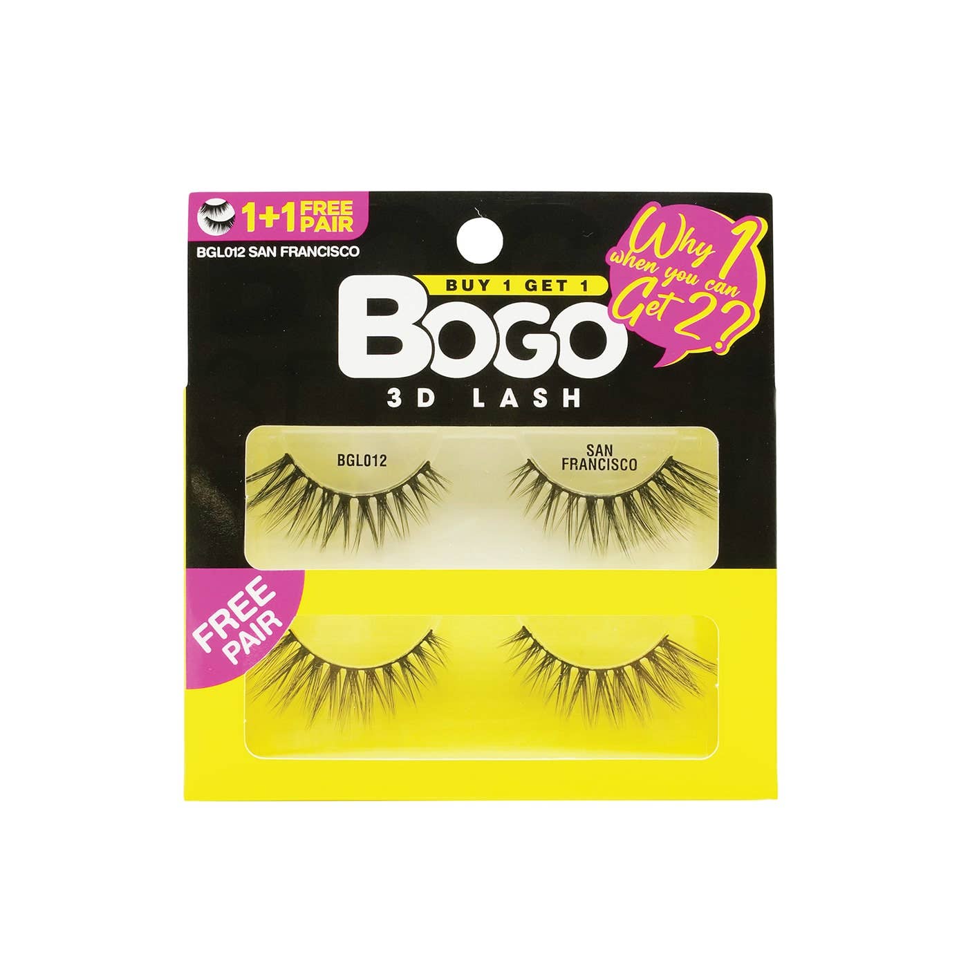 EBIN NEW YORK - Wholesale False/Fake Eyelashes - BOGO 3D Lash - SAN FRANCISCO