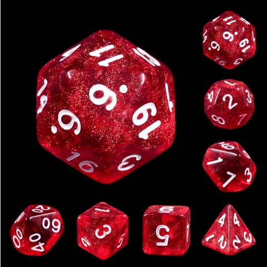Foam Brain Games - Wholesale Dice - Rabbit's Eye RPG Dice Set