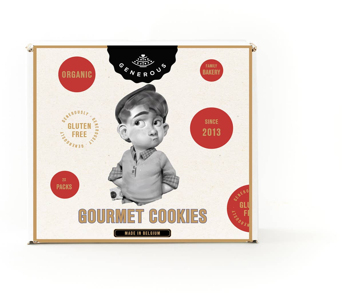 Generous - Wholesale Koekje - Gouden Doos - 2 pakketten1