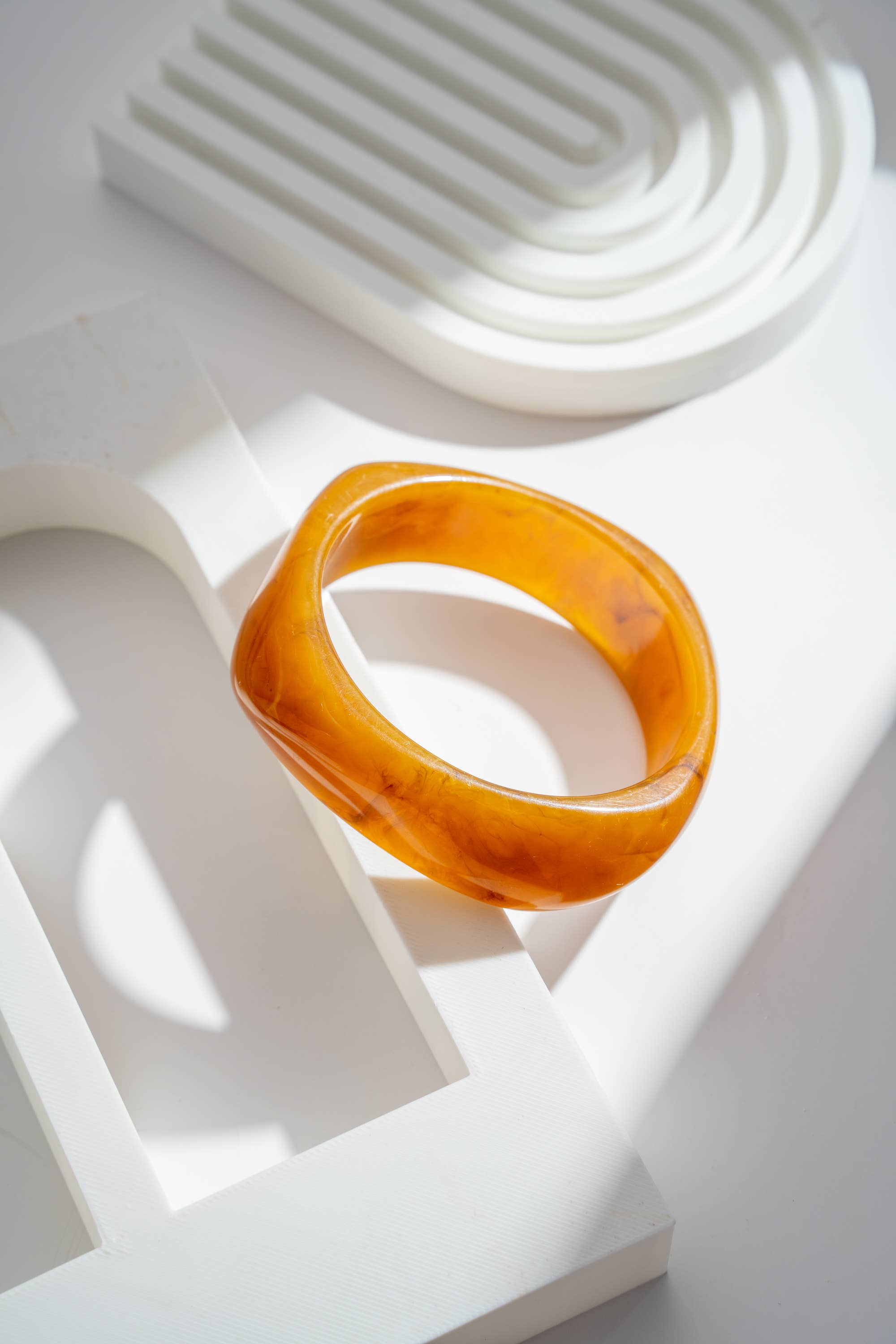 COSMOS - Wholesale Bangle Bracelet - Marble-effect resin bangle bracelet6