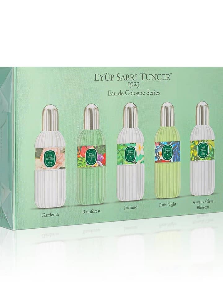 Eyup Sabri Tuncer Premium Mini Cologne Spray Gavesæt - 5 x 16 ml for engroshandel hos Aladdin