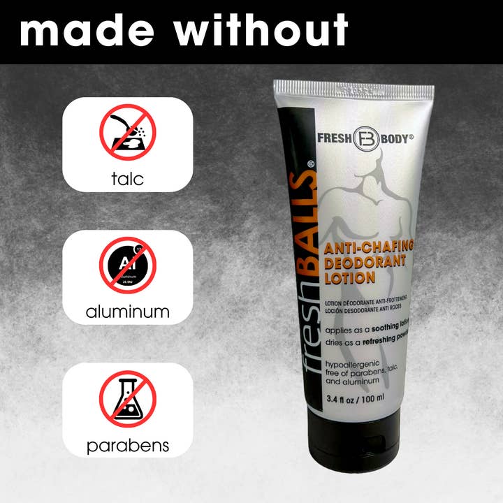 Fresh Body - Wholesale Body Cream/Lotion - Fresh Balls Anti-Chafing Deodorant Lotion For Men4