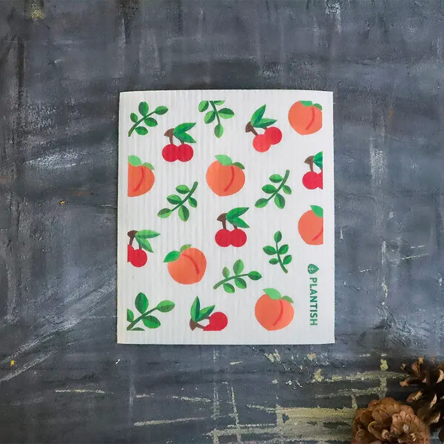 Plantish - Wholesale Dishcloth - Fruity Cuties - Set of 3 Swedish Sponge Cloths3
