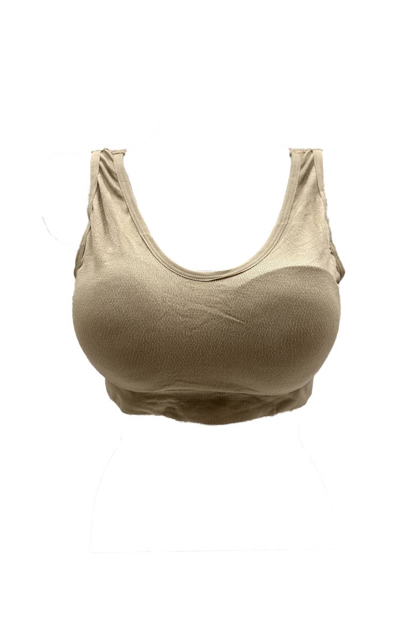 Assorted Bralette with lace on the back/V32047 for wholesale on Faire7