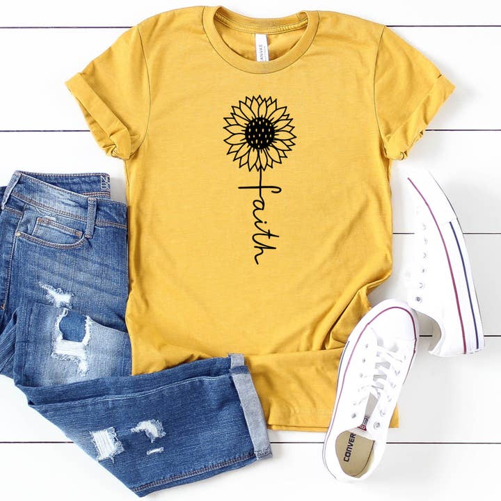 Faith Sunflower (Black) - Case for wholesale by Top Crate