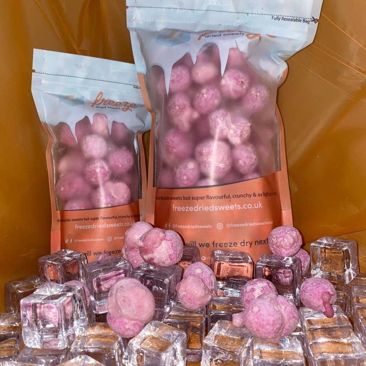 Freeze Dried Sweets - Wholesale Hard Candy - Bon Bons Vimto - Freeze Dried Sweets - Vegetarian & Halal