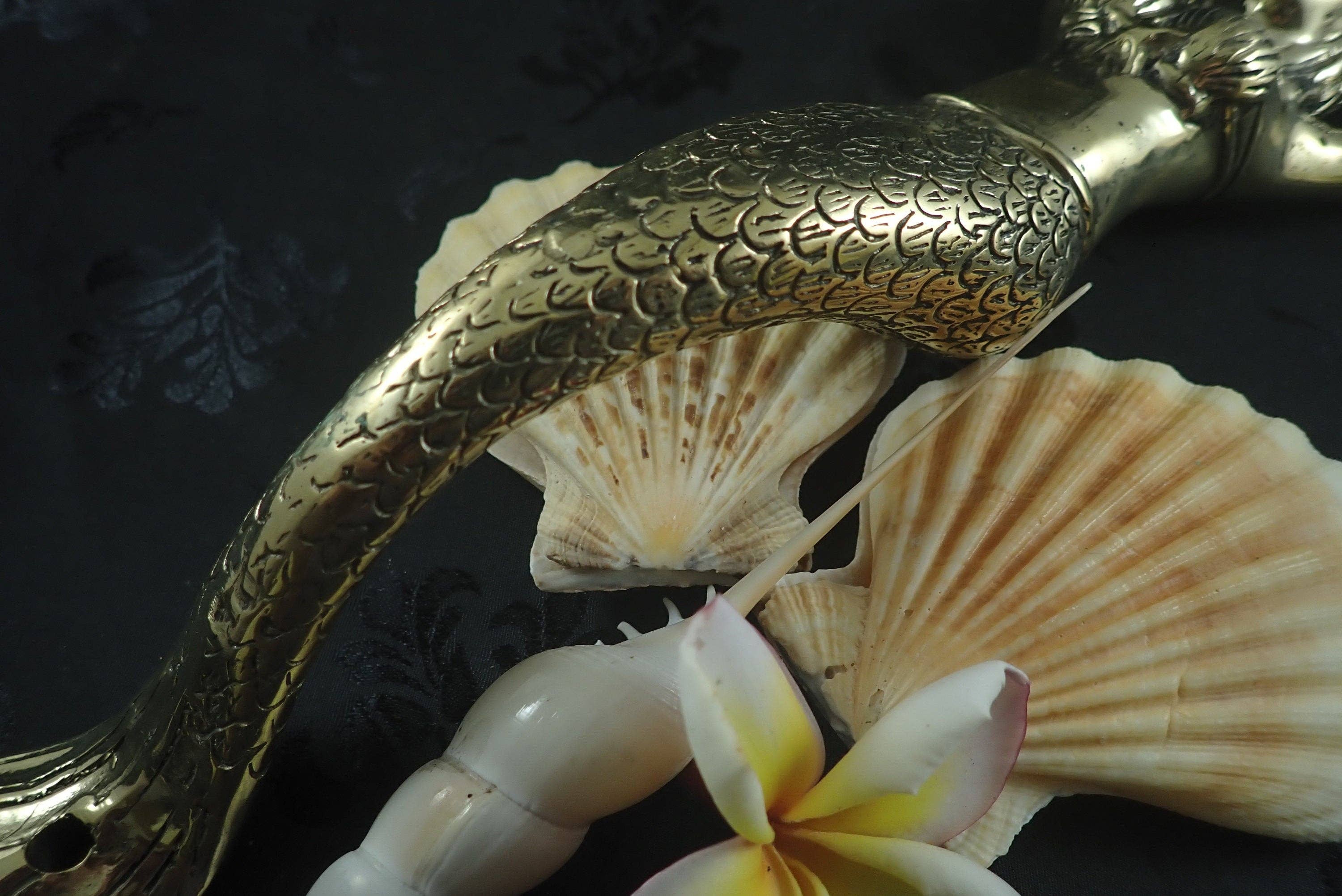 Ubud Glass - Vente Poignée/bouton - Poignée de porte sirène étoile au-dessus de la tête #1 bras pliés2