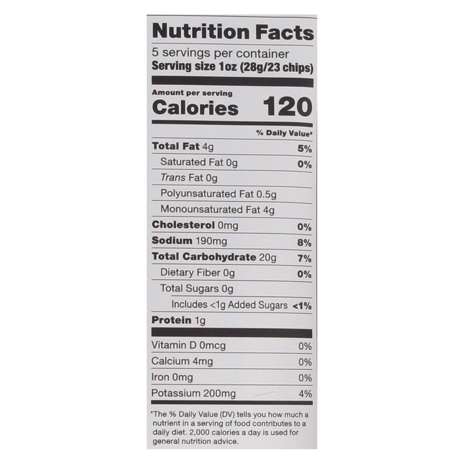 Everyday Supply Co - Wholesale Chips - Popchips Potato Chip - Sea Salt - Case of 12 - 5 oz1