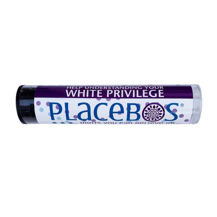 Placebos® MINTS: Help Understanding Your White Privilege for wholesale by Placebos Mints and Gum