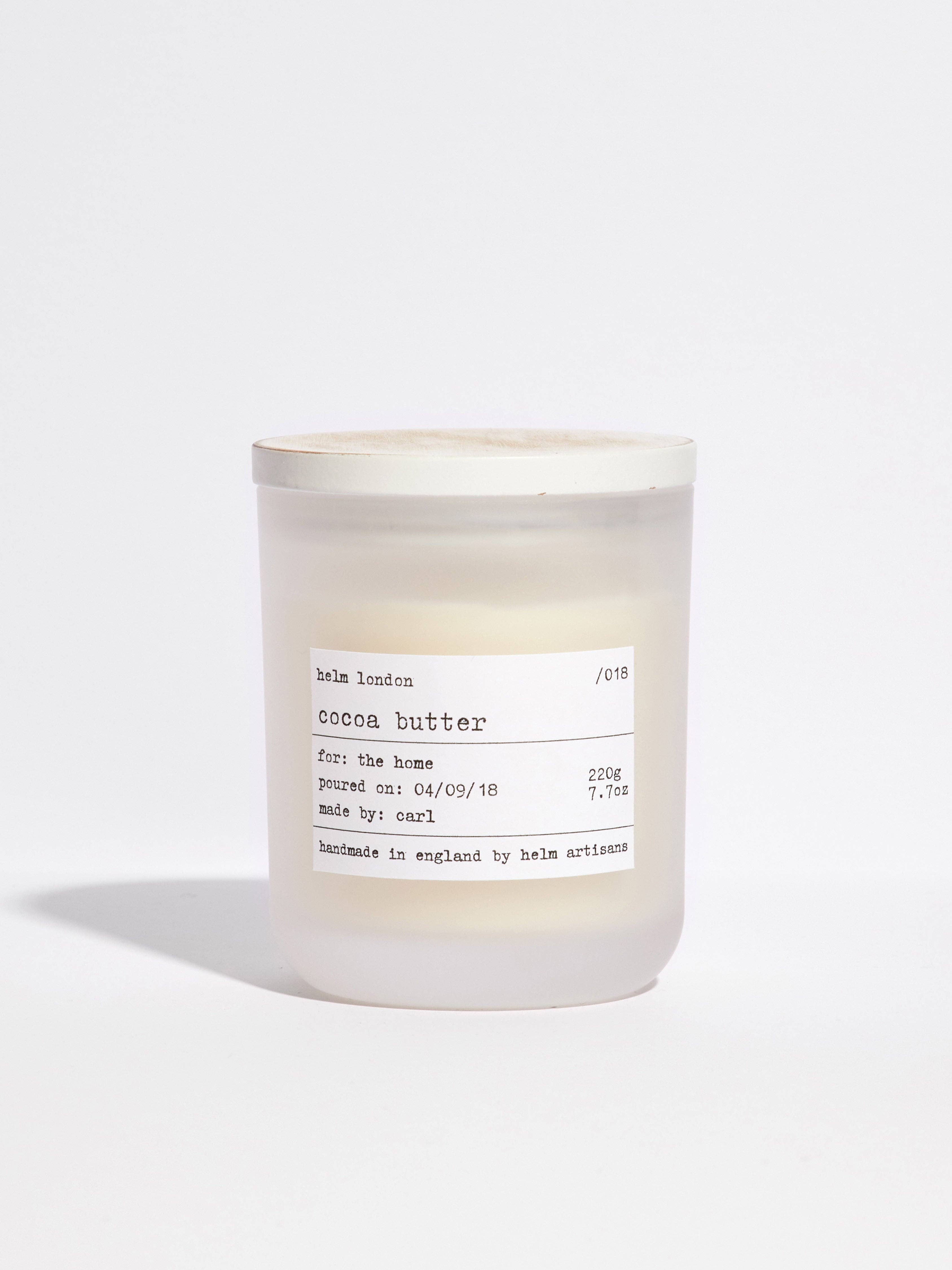 Helm London - Wholesale Jar/Filled Candle - Cocoa Butter Signature Candle0