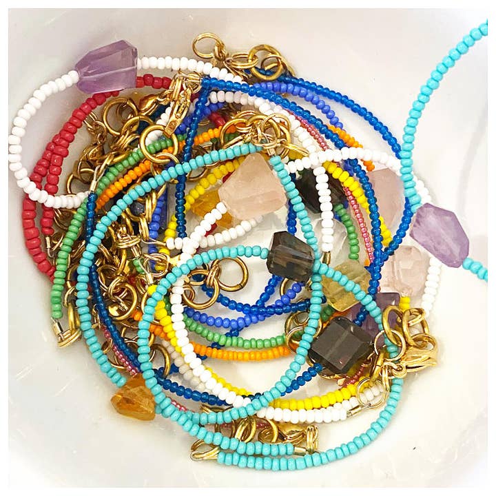 Dainty Bracelet Pack- Bulk Jewelry - Seed Bead Bracelet for wholesale by Etymology Jewelry