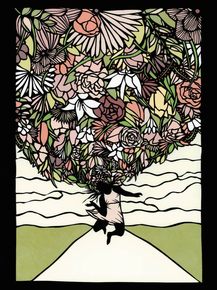 Greeting Card #78 Springin' for wholesale by Elizabeth VanDuine