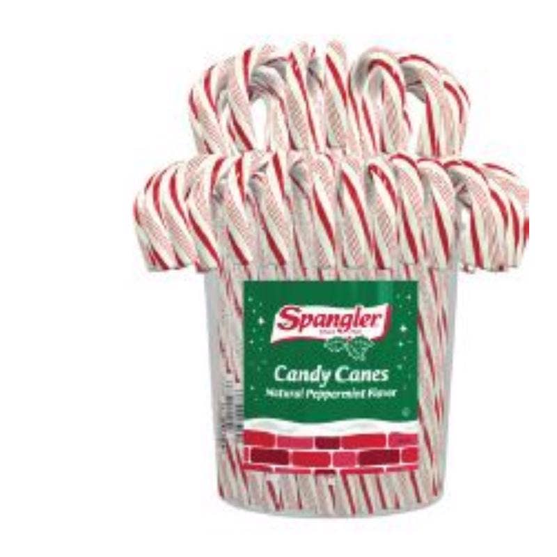 Everyday Supply Co - Wholesale Candy Cane - Spangler Peppermint Candy Cane - Case of 600