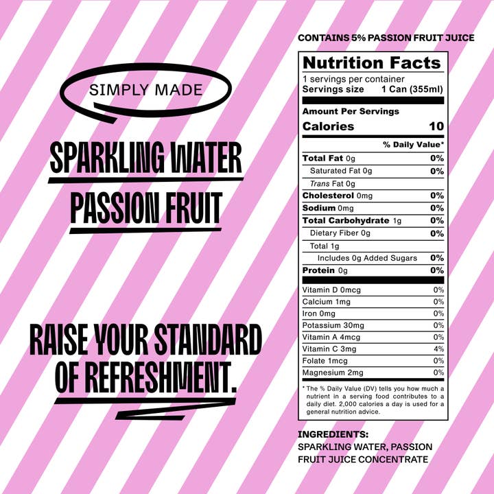 High Tide - Wholesale Sparkling Water - Passion Fruit Sparkling Water4