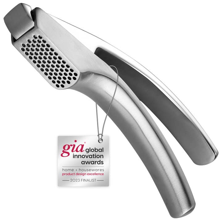 Presse-ail en acier inoxydable, pas besoin de peler le hachoir pour la vente par Gourmet Easy