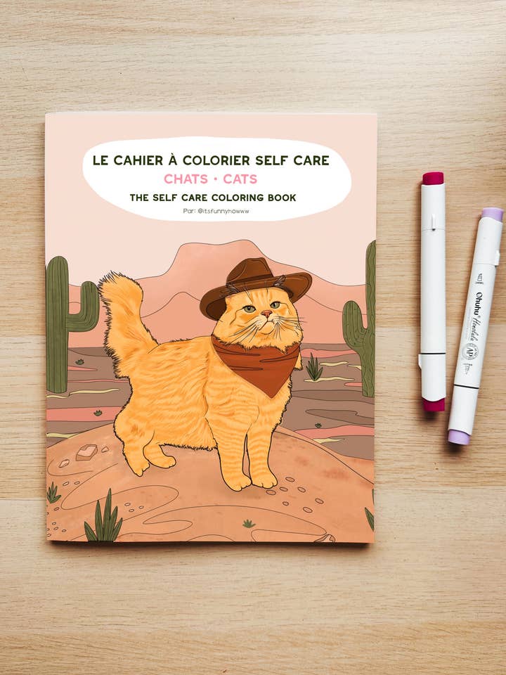 Katzen-Malbuch für den Großhandel von Illustrations Its Funny Howww Inc