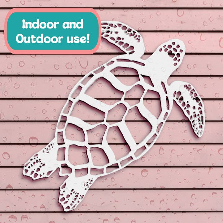 JennyGems - Wholesale Wall Accent - Sea Turtle Wall Decor for Beach House, Patio, Fence5